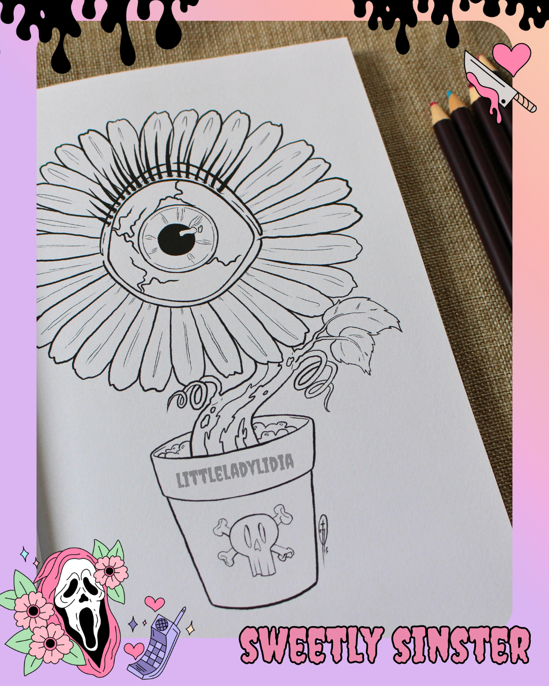 Travel Anxiety Journal: Sweetly Sinister