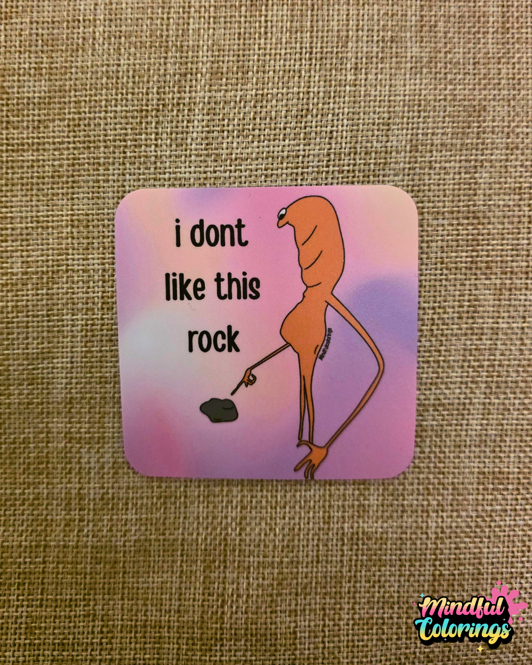 Sticker: Don't like this rock