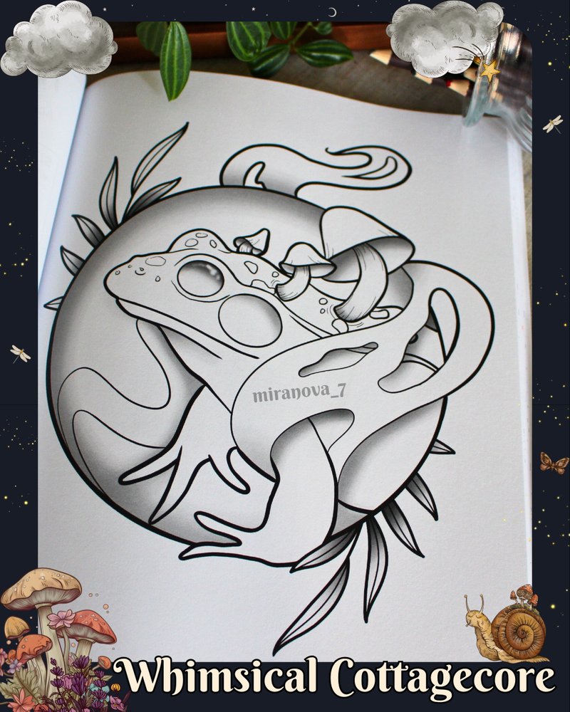 Travel Anxiety Journal: Whimsical Cottagecore-zoom-