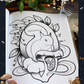 Anxiety Colouring Journal: Whimsical Cottagecore