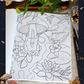 Anxiety Colouring Journal: Whimsical Cottagecore