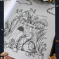 Anxiety Colouring Journal: Whimsical Cottagecore