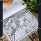 Anxiety Colouring Journal: Whimsical Cottagecore