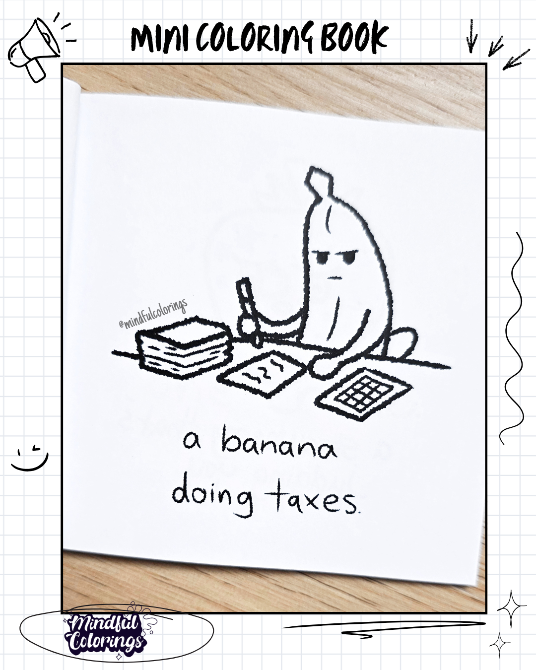 Mini Coloring Book: A Very Weird Little Coloring Book