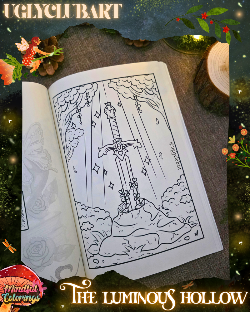 Travel Anxiety Journal: The Luminous Hollow-zoom-