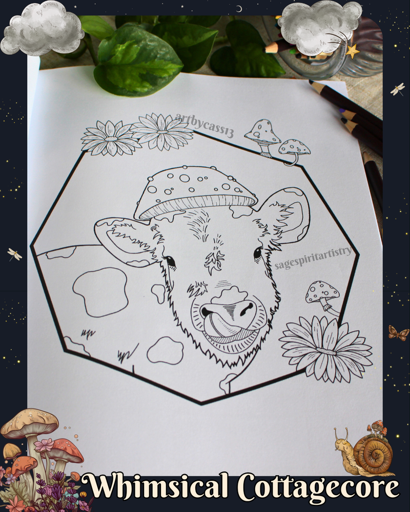 Travel Anxiety Journal: Whimsical Cottagecore-zoom-