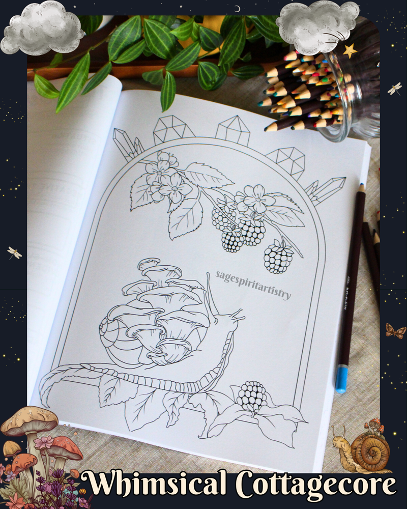 Travel Anxiety Journal: Whimsical Cottagecore-zoom-