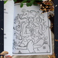 Anxiety Colouring Journal: Whimsical Cottagecore