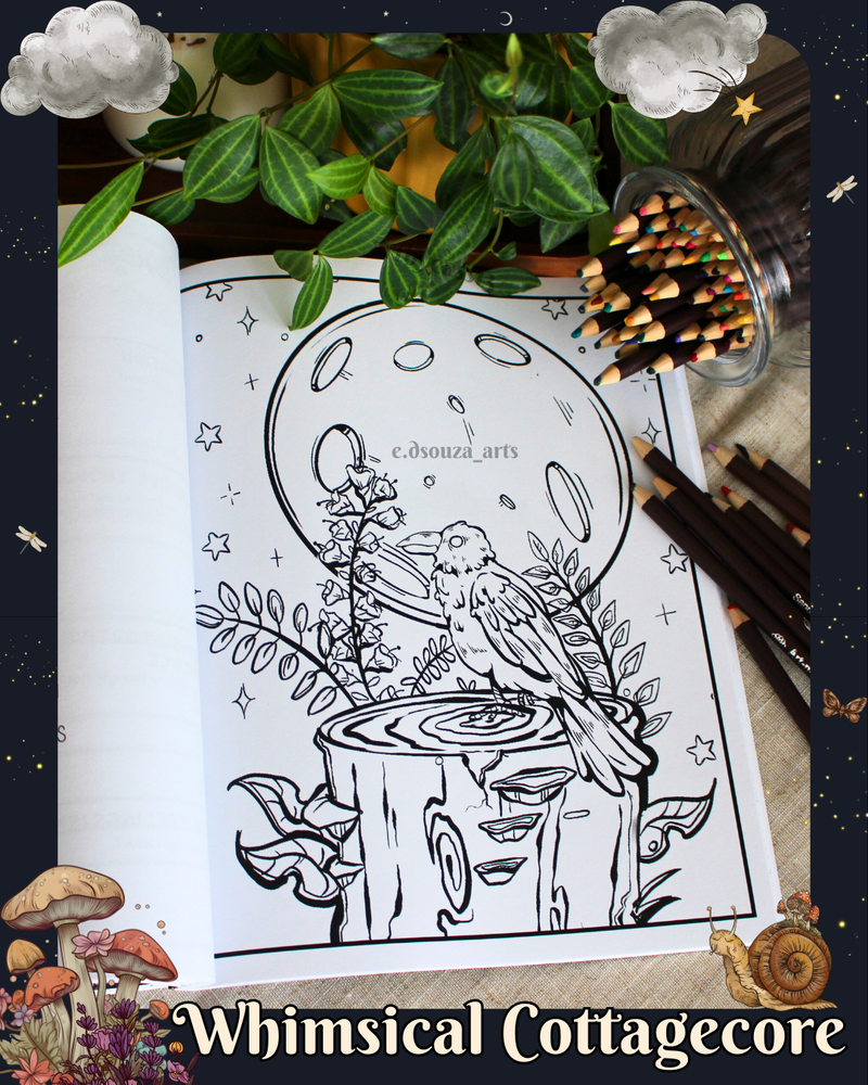 Travel Anxiety Journal: Whimsical Cottagecore-zoom-