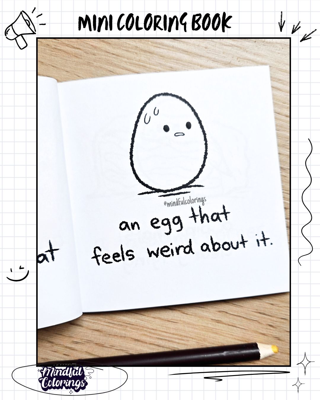 Mini Coloring Book: A Very Weird Little Coloring Book
