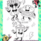 Coloring & Activity Book: Summer Fruit Tour
