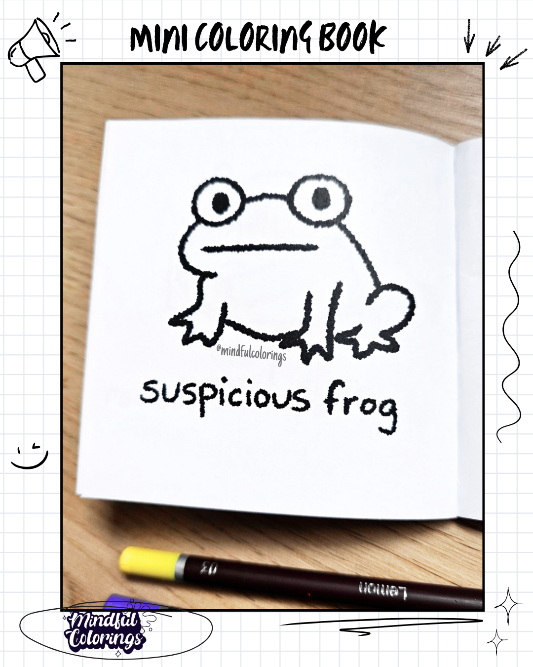 Mini Coloring Book: A Very Weird Little Coloring Book