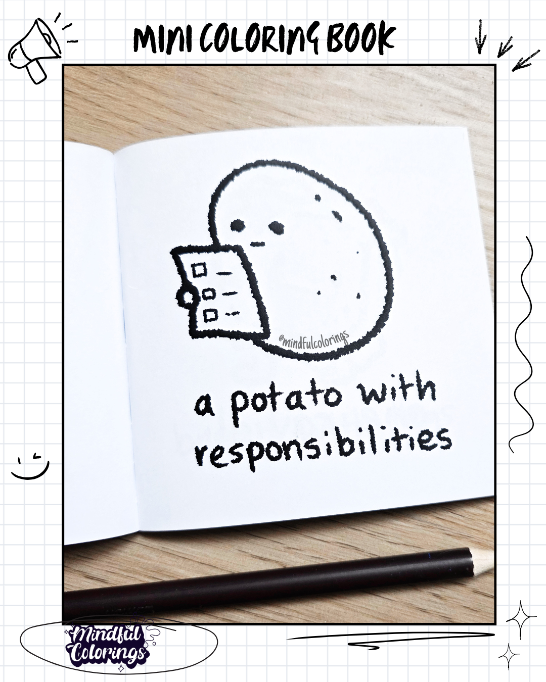 Mini Coloring Book: A Very Weird Little Coloring Book