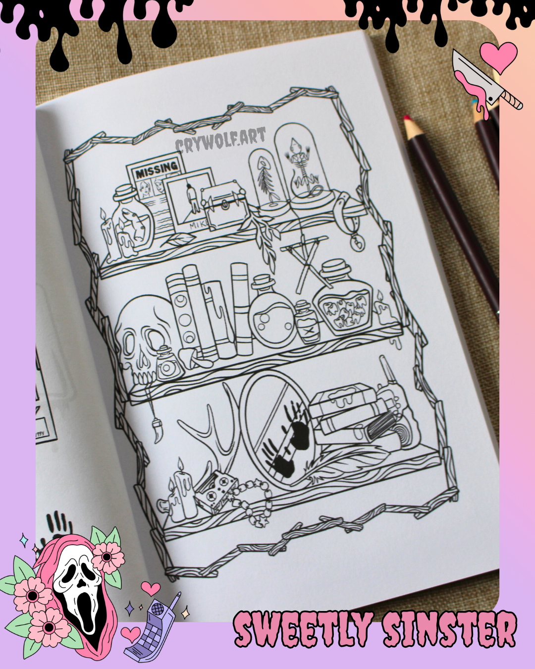 Travel Anxiety Journal: Sweetly Sinister