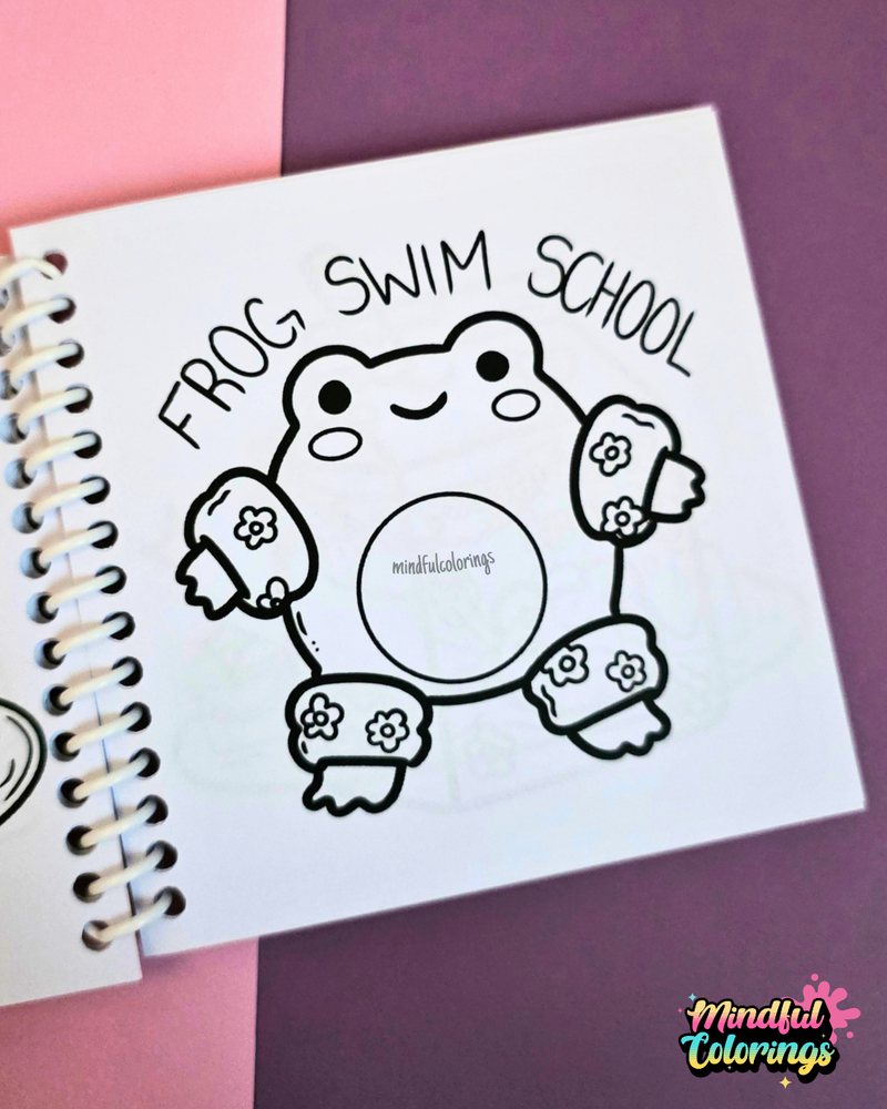 Mini Coloring Book: Frogcore Adventures-zoom-