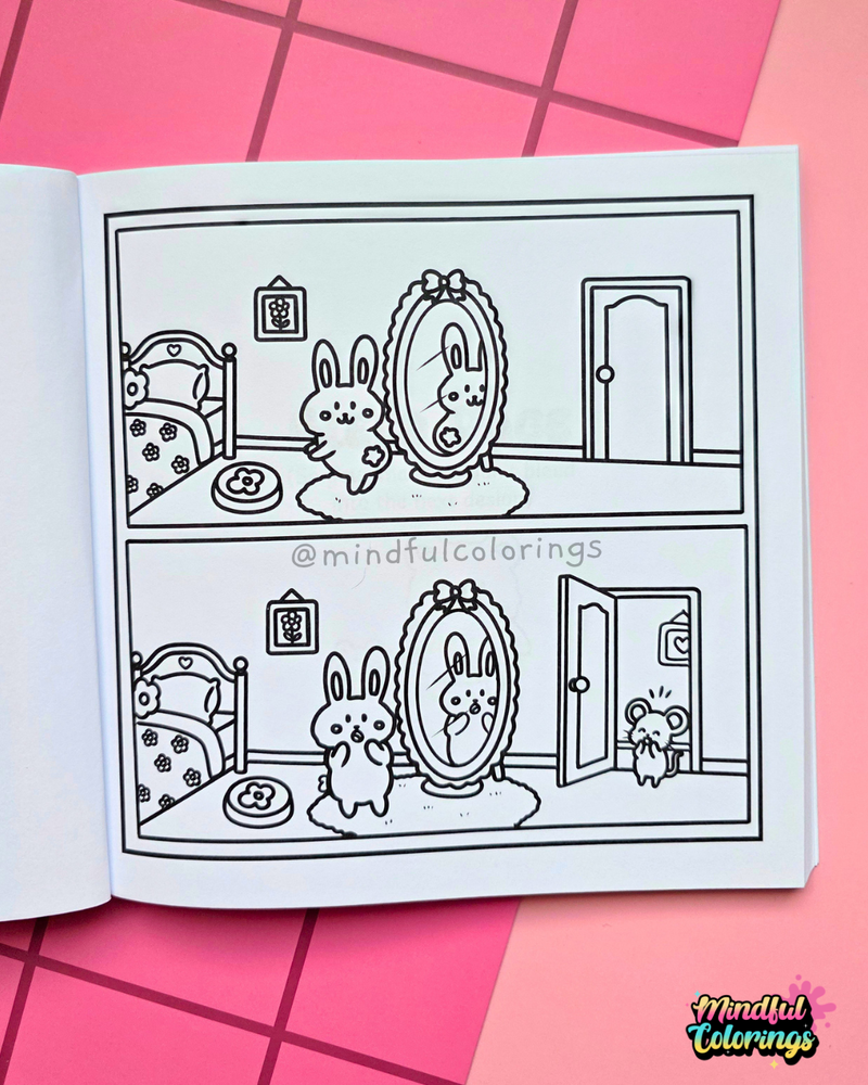 Tiny Mishaps: A Chaotic Coloring Book-zoom-