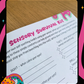 Sensory survival kit activity page