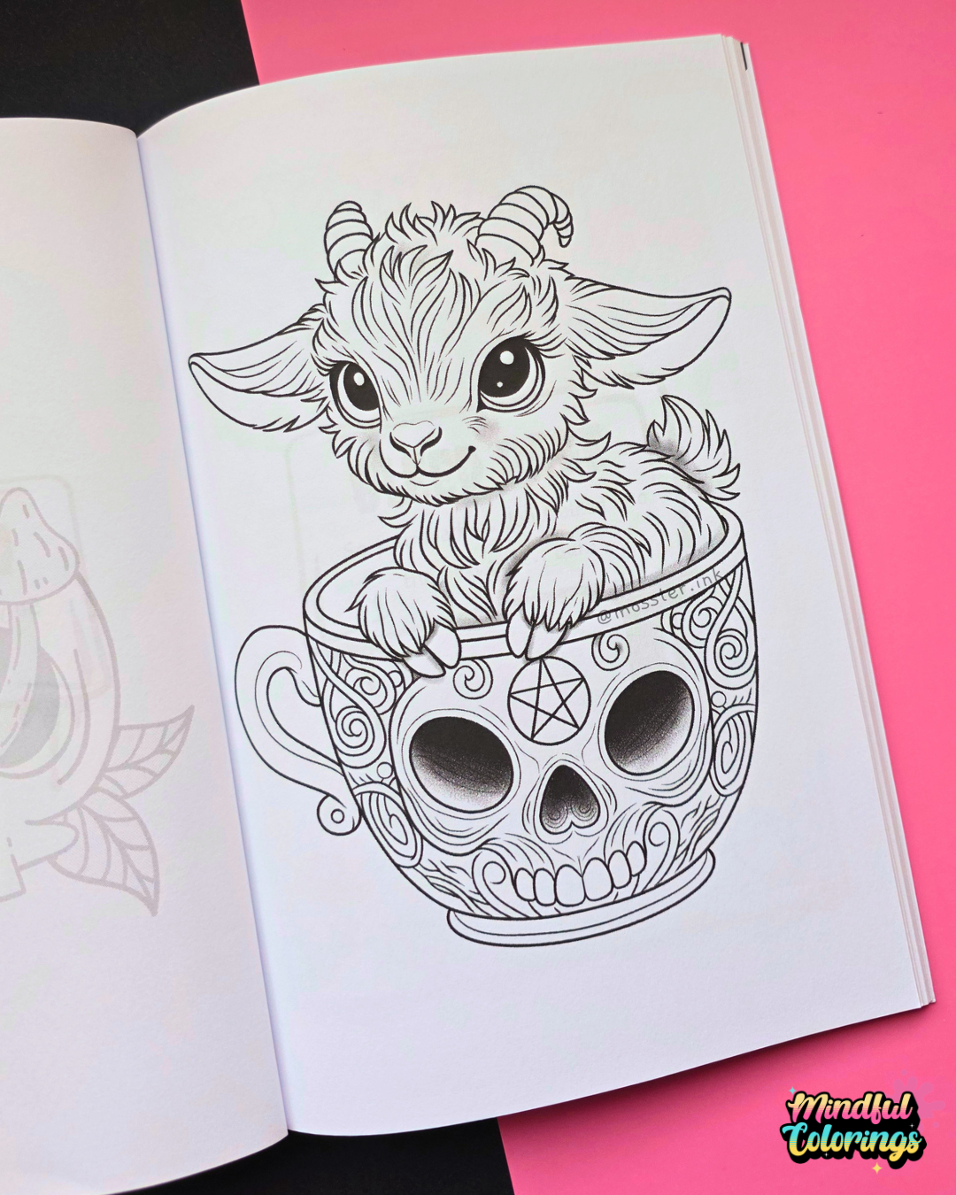 Anxiety Colouring Journal: Sweetly Sinister