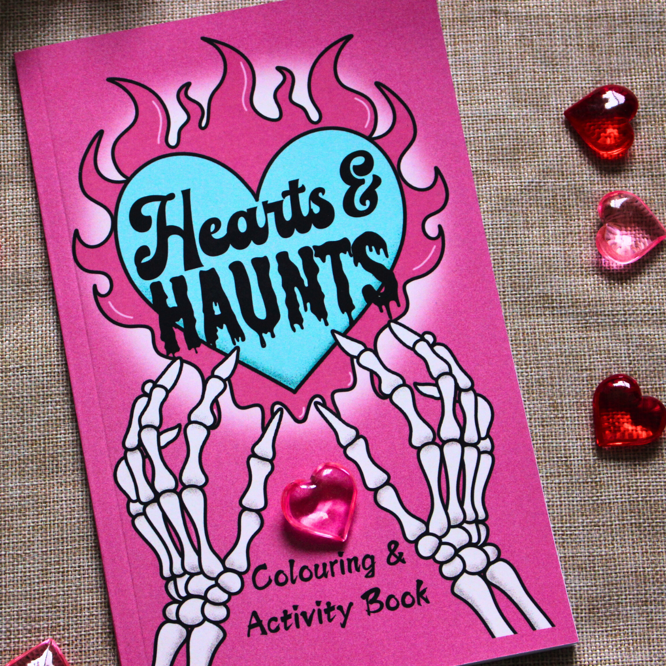 Hearts & Haunts Mini Colouring Book Bundle