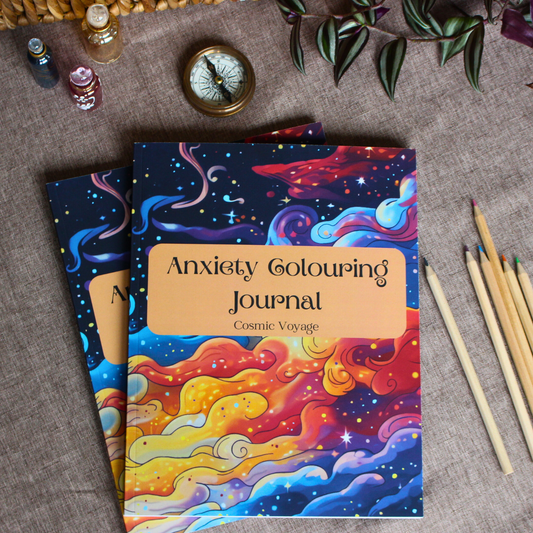 Anxiety Colouring Journal: Cosmic Voyage