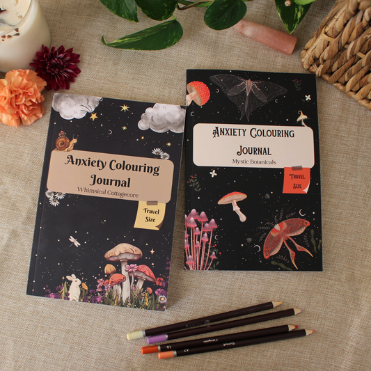 Wholesale Travel Size Anxiety Colouring Journals