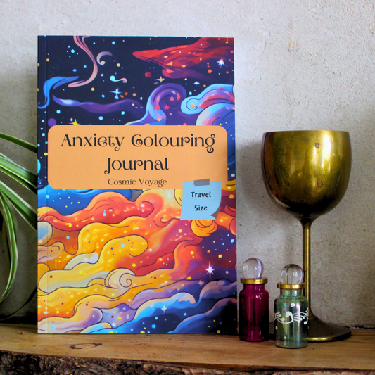 Travel Size Anxiety Journal: Cosmic Voyage