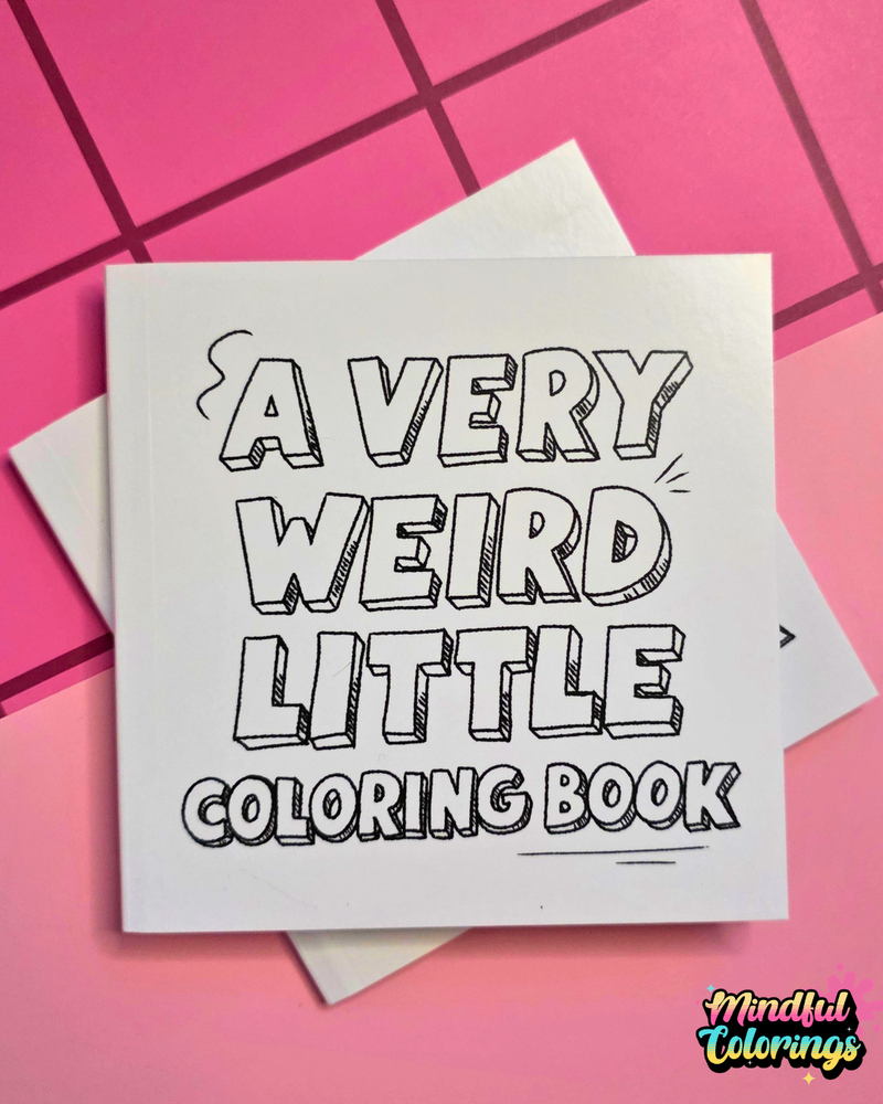 Mini Coloring Book: A Very Weird Little Coloring Book-zoom-